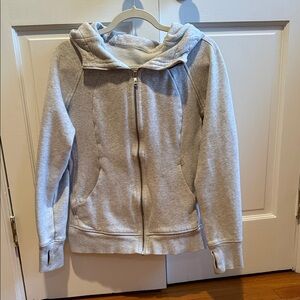 Heather Gray Lululemon Scuba w/ Silver Zipper